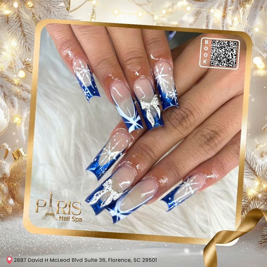 Christmas Nails at Paris Nail Spa